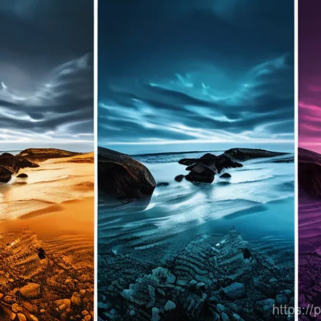 스마트 컨테이너와 해상 물류 - Here are three detailed image prompts in English, designed to be suitable for a 15+ audience and adh...